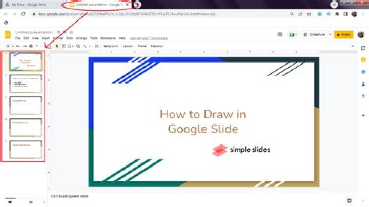 How to draw on Google Slides