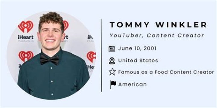 Tommy Winkler Height, Weight, Net Worth, Age, Birthday, Wikipedia, Who, Nationality, Biography
